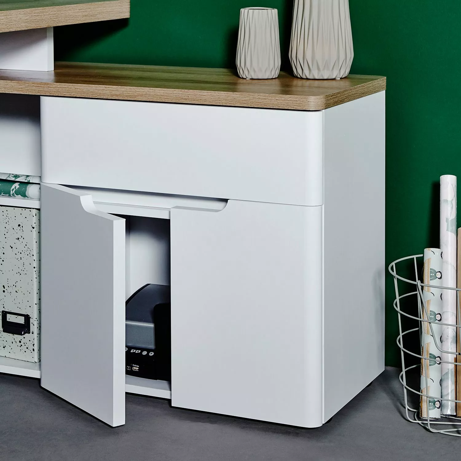 Jahnke Eckschreibtisch CU Libre 150 E - Eiche Riviera Dekor 10 Jahnke Eckschreibtisch CU Libre 150 E - Eiche Riviera Dekor – Bild 8