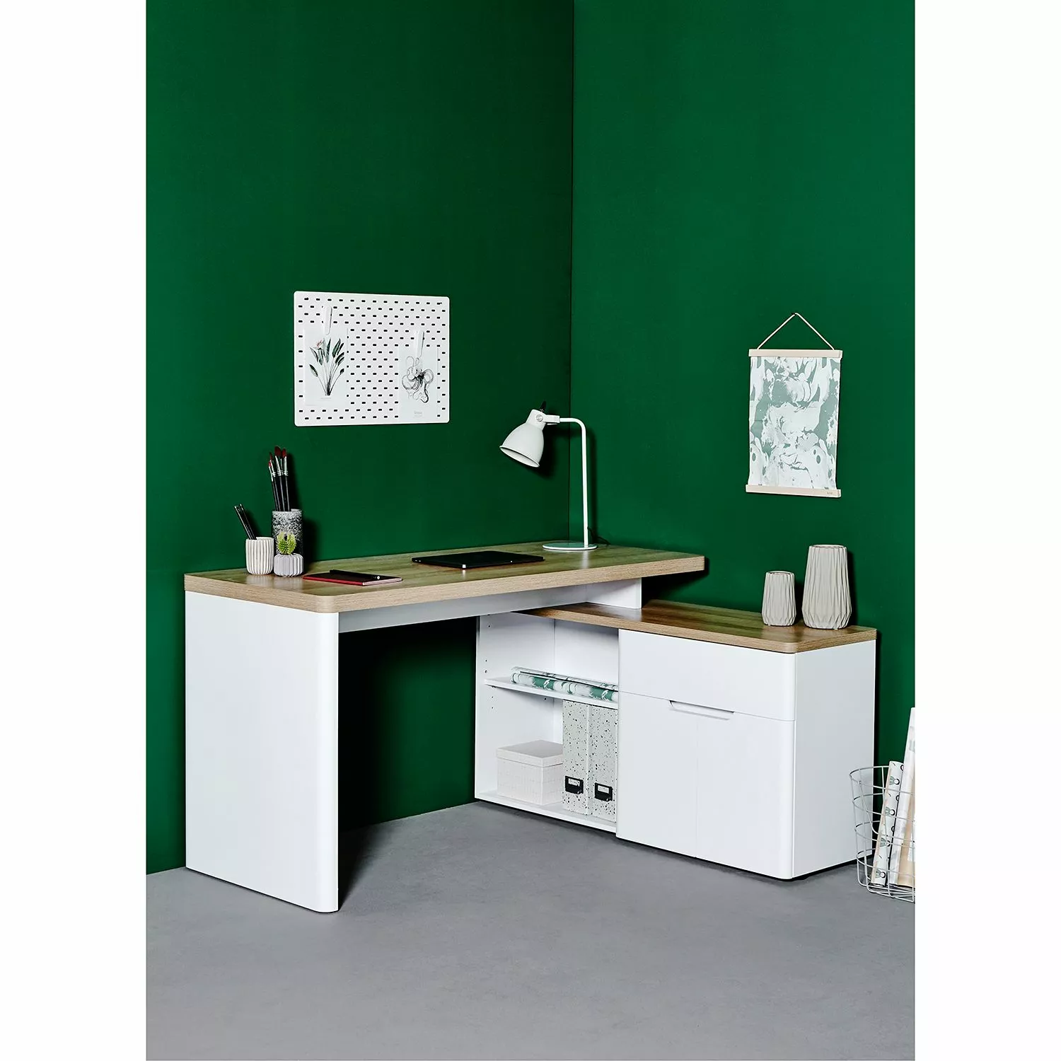 Jahnke Eckschreibtisch CU Libre 150 E - Eiche Riviera Dekor 11 Jahnke Eckschreibtisch CU Libre 150 E - Eiche Riviera Dekor – Bild 9