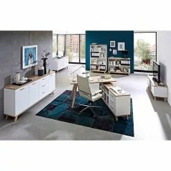 Germania Eckschreibtisch Neston - Matt Weiß / Eiche Sanremo Dekor 15 Germania Eckschreibtisch Neston - Matt Weiß / Eiche Sanremo Dekor -Büromöbel Verkaufsgeschäft eckschreibtisch neston eiche sanremo dekor weiss 3954396