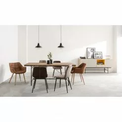 Studio Copenhagen Sideboard Caspito - Hellgrau / Eiche -Büromöbel Verkaufsgeschäft esstisch atelier akazie massiv metall lava 4487172