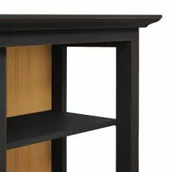 Maison Belfort Sideboard Azjana I - Schwarz / Pinie Honig -Büromöbel Verkaufsgeschäft highboard azjana pinie teilmassiv 3394461