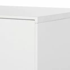 Mørteens Sideboard Lindholm IV - Weiß - Höhe: 128 cm 18 Mørteens Sideboard Lindholm IV - Weiß - Höhe: 128 cm -Büromöbel Verkaufsgeschäft highboard lindholm i weiss matt eiche massiv 333068