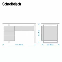 Fredriks Schreibtisch Paddington II - Hochglanz Weiß lackiert - mit 1 Container 25 Fredriks Schreibtisch Paddington II - Hochglanz Weiß lackiert - mit 1 Container -Büromöbel Verkaufsgeschäft paddington schreibtisch hochglanz weiss lackiert mit 1 container 1225036