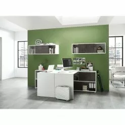 Germania Regal Altino - Höhe: 74 cm -Büromöbel Verkaufsgeschäft regal altino basalt weiss 4146564