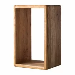 Ars Natura Wandregal Anamur (3er-Set) - Eiche -Büromöbel Verkaufsgeschäft regal anamur wildeiche massiv 4850536