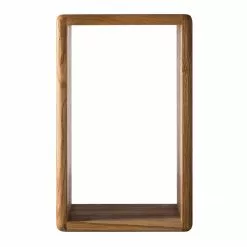 Ars Natura Wandregal Anamur (3er-Set) - Eiche -Büromöbel Verkaufsgeschäft regal anamur wildeiche massiv 4850548