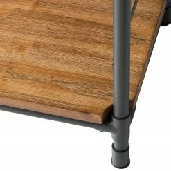 Ars manufacti Regal Atelier III - Akazie massiv / Metall - Akazie Braun / Anthrazit -Büromöbel Verkaufsgeschäft regal atelier iii akazie massiv metall akazie braun anthrazit 4968216