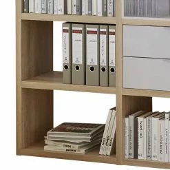 Fredriks Regal Concept IV - Eiche Dekor / Hochglanz Weiß 8 Fredriks Regal Concept IV - Eiche Dekor / Hochglanz Weiß -Büromöbel Verkaufsgeschäft regal concept iv eiche dekor hochglanz weiss 1993762