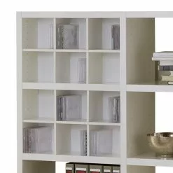 Fredriks Regal Concept VI - Hochglanz Weiß / Eiche Dekor -Büromöbel Verkaufsgeschäft regal concept vi hochglanz weiss eiche dekor 1994094