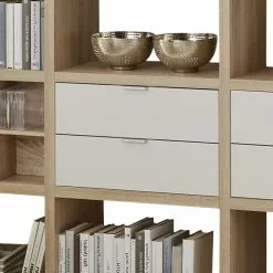 Fredriks Regal Concept VIII - Eiche Dekor / Weiß -Büromöbel Verkaufsgeschäft regal concept viii eiche dekor weiss 1994338