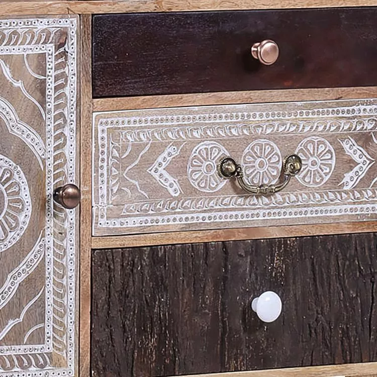 Ars manufacti Regal Curenna I - Mango teilmassiv - Mango / Braun 7 Ars manufacti Regal Curenna I - Mango teilmassiv - Mango / Braun – Bild 5