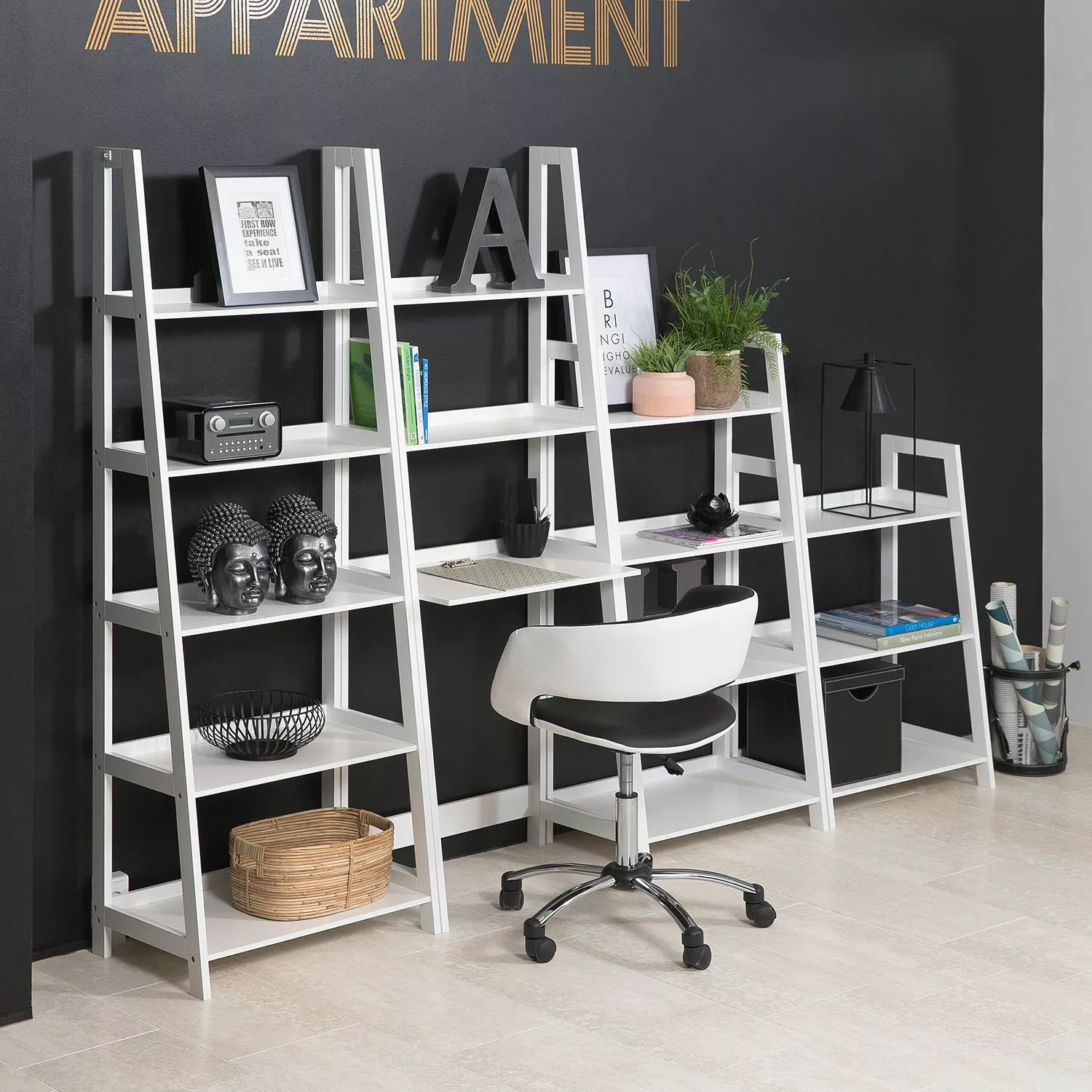 Mørteens Regal Dilbert III - Weiß 5 Mørteens Regal Dilbert III - Weiß – Bild 3