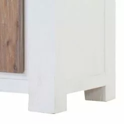 Maison Belfort Regal Doral - Akazie teilmassiv - Weiß / Braun -Büromöbel Verkaufsgeschäft regal doral akazie teilmassiv weiss braun 1962158