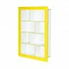Phoenix Regal Frame I - Gelb/Weiß 2 Phoenix Regal Frame I - Gelb/Weiß -Büromöbel Verkaufsgeschäft regal frame i gelb weiss 2171474