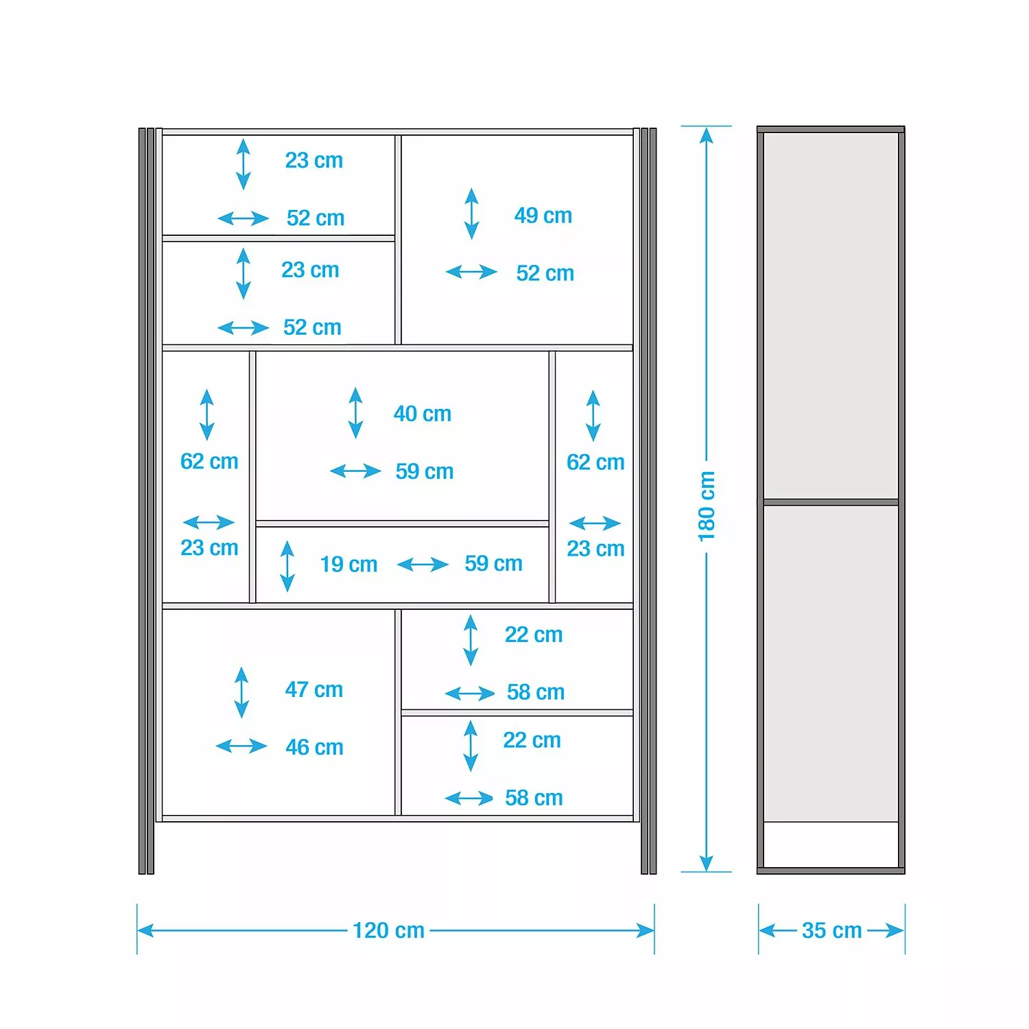 Wolf-Möbel Regal Iron II - Mango massiv / Eisen 13 Wolf-Möbel Regal Iron II - Mango massiv / Eisen – Bild 11