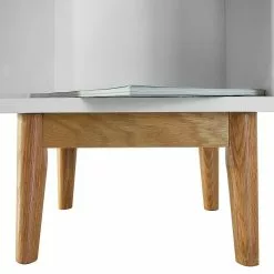 Mørteens Regal Lindholm I - Weiß / Eiche -Büromöbel Verkaufsgeschäft regal lindholm i weiss eiche massiv 1229562