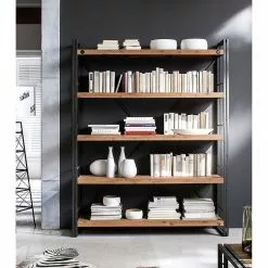 Ars manufacti Regal Manchester II - Akazie massiv / Metall - Akazie / Anthrazit 14 Ars manufacti Regal Manchester II - Akazie massiv / Metall - Akazie / Anthrazit -Büromöbel Verkaufsgeschäft regal manchester ii akazie massiv metall 4873132