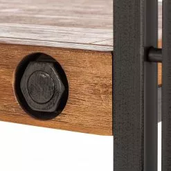 Ars manufacti Regal Manchester IV - Akazie massiv / Metall - Akazie / Anthrazit -Büromöbel Verkaufsgeschäft regal manchester iv akazie massiv metall 4877376