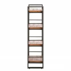 Ars manufacti Regal Manchester IV - Akazie massiv / Metall - Akazie / Anthrazit -Büromöbel Verkaufsgeschäft regal manchester iv akazie massiv metall 4877392