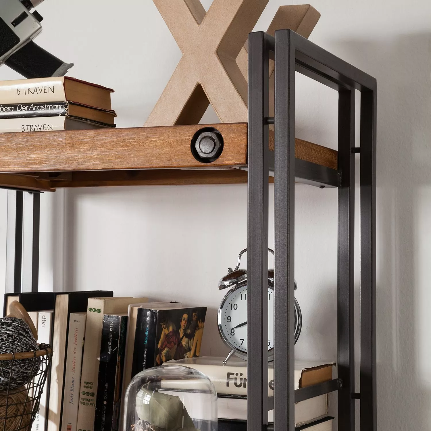 Ars manufacti Regal Manchester V - Akazie teilmassiv / Metall - Akazie / Anthrazit 11 Ars manufacti Regal Manchester V - Akazie teilmassiv / Metall - Akazie / Anthrazit – Bild 9