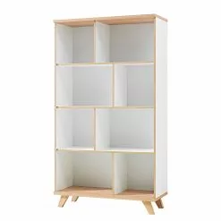 Germania Regal Neston II - Matt Weiß / Eiche Sanremo Dekor