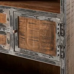 Ars manufacti Regal Wharton II - Akazie teilmassiv / Stahl -Büromöbel Verkaufsgeschäft regal wharton ii mango teilmassiv stahl 5212224