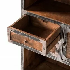 Ars manufacti Regal Wharton II - Akazie teilmassiv / Stahl -Büromöbel Verkaufsgeschäft regal wharton ii mango teilmassiv stahl 5212236