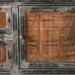 Ars manufacti Regal Wharton II - Akazie teilmassiv / Stahl -Büromöbel Verkaufsgeschäft regal wharton ii mango teilmassiv stahl 5212240