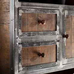 Ars manufacti Regal Wharton II - Akazie teilmassiv / Stahl -Büromöbel Verkaufsgeschäft regal wharton ii mango teilmassiv stahl 5212248