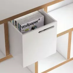 Temahome Regal Berlin - Weiß / Hellbraun - 150 x 198 cm -Büromöbel Verkaufsgeschäft regal woodstock weiss 150 cm 198 cm 5031540