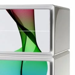 EasyOffice by Paperflow Rollcontainer easyBox Abstrait - Mehrfarbig -Büromöbel Verkaufsgeschäft rollcontainer easybox abstrait 2223018