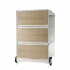 EasyOffice by Paperflow Rollcontainer easyBox I - Weiß / Buche -Büromöbel Verkaufsgeschäft rollcontainer easybox i weiss beige 1595742