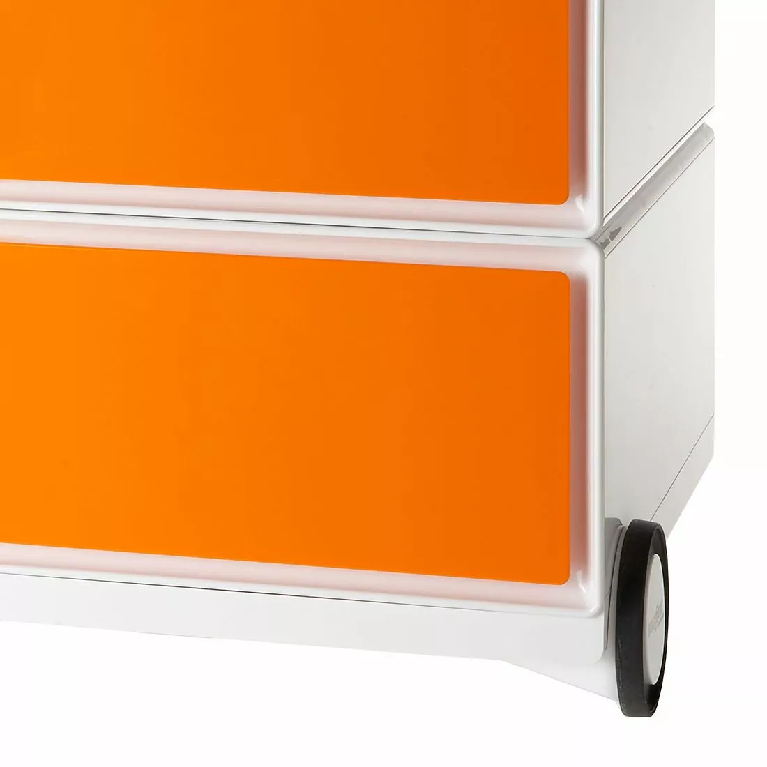 EasyOffice by Paperflow Rollcontainer easyBox I - Weiß / Orange 4 EasyOffice by Paperflow Rollcontainer easyBox I - Weiß / Orange – Bild 2