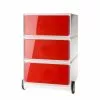 EasyOffice by Paperflow Rollcontainer easyBox I - Weiß / Rot -Büromöbel Verkaufsgeschäft rollcontainer easybox i weiss rot 1595762