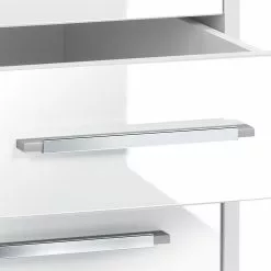 Rollcontainer Merit II - Alpinweiß / Hochglanz Weiß -Büromöbel Verkaufsgeschäft rollcontainer merit ii alpinweiss hochglanz weiss 372272