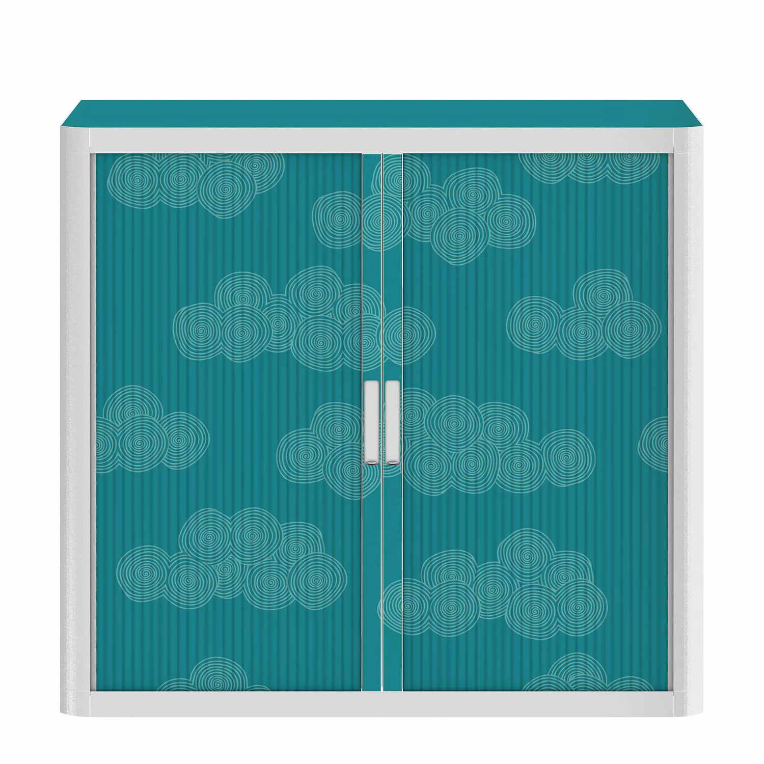 EasyOffice by Paperflow Rollladenschrank easyOffice Enfants - Petrol 6 EasyOffice by Paperflow Rollladenschrank easyOffice Enfants - Petrol – Bild 4