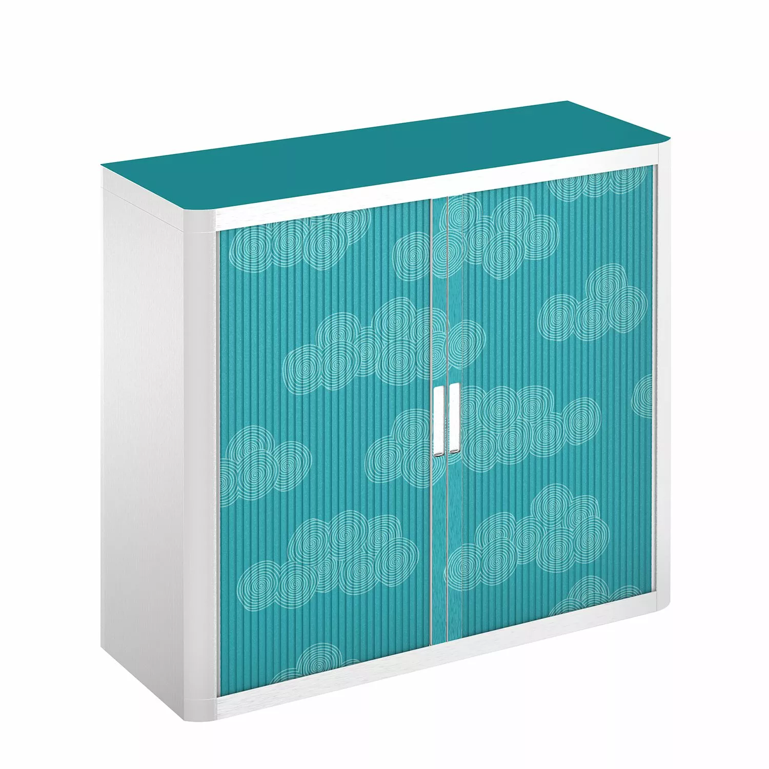 EasyOffice by Paperflow Rollladenschrank easyOffice Enfants - Petrol 7 EasyOffice by Paperflow Rollladenschrank easyOffice Enfants - Petrol – Bild 5