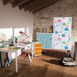 EasyOffice by Paperflow Rollladenschrank easyOffice Enfants V - Mehrfarbig -Büromöbel Verkaufsgeschäft rollladenschrank easyoffice enfants v mehrfarbig 3512869