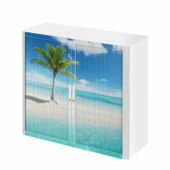 EasyOffice by Paperflow Rollladenschrank easyOffice Holiday I - Blau