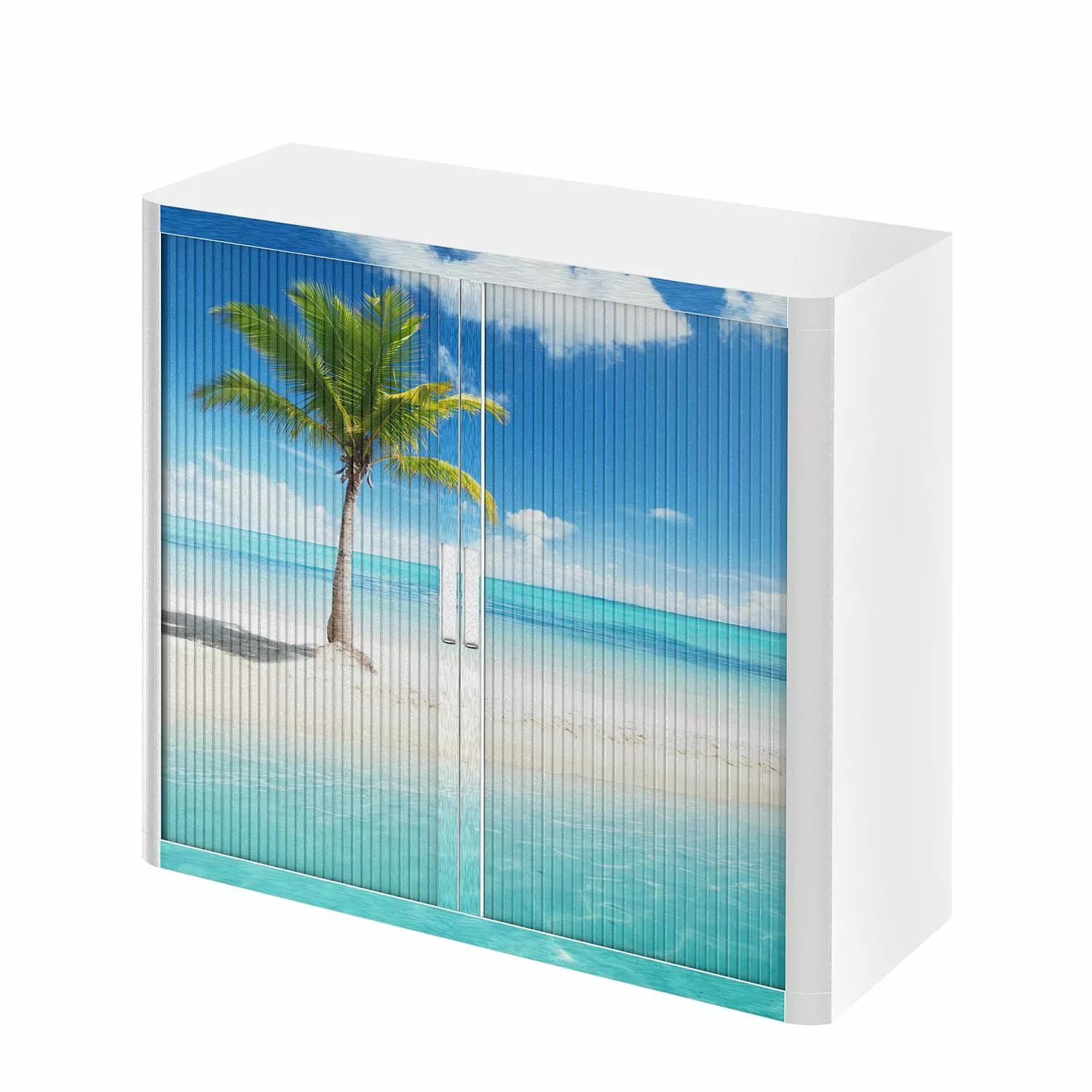 EasyOffice by Paperflow Rollladenschrank easyOffice Holiday I - Blau 3 EasyOffice by Paperflow Rollladenschrank easyOffice Holiday I - Blau