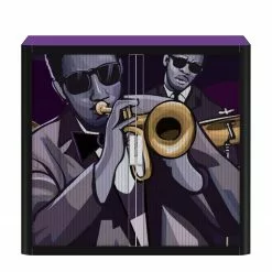 EasyOffice by Paperflow Rollladenschrank easyOffice Musique - Aubergine / Schwarz -Büromöbel Verkaufsgeschäft rollladenschrank easyoffice musique 104 cm 2222946