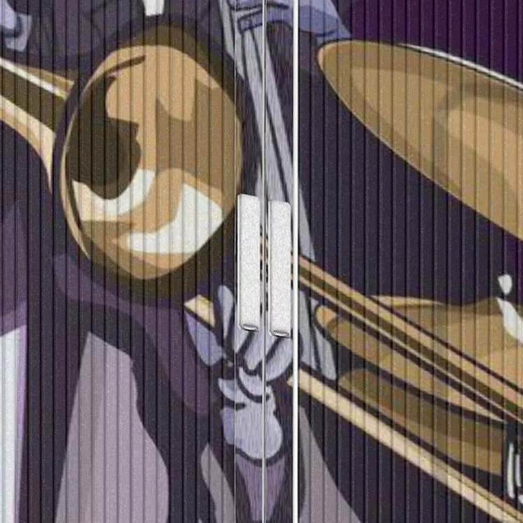 EasyOffice by Paperflow Rollladenschrank easyOffice Musique - Brombeer / Schwarz 4 EasyOffice by Paperflow Rollladenschrank easyOffice Musique - Brombeer / Schwarz – Bild 2