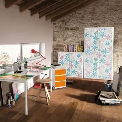 EasyOffice by Paperflow Rollladenschrank easyOffice - Papier Peints VIII - Höhe: 204 cm -Büromöbel Verkaufsgeschäft rollladenschrank easyoffice papier peints viii 204 cm 3512481