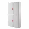 EasyOffice by Paperflow Aktenschrank easyOffice II - Weiß / Rot - Höhe: 204 cm -Büromöbel Verkaufsgeschäft rollladenschrank easyoffice weiss rot 204 cm 2223414