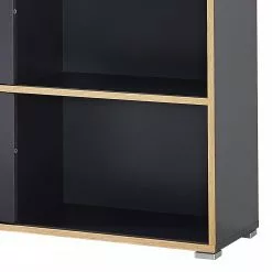 Germania Schiebetürenregal Mingle II - Anthrazit/Eiche Sonoma Dekor -Büromöbel Verkaufsgeschäft schiebetuerenregal mingle ii anthrazit eiche sonoma dekor 5029428