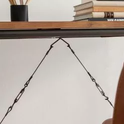 Ars manufacti Schreibtisch Atelier - Akazie teilmassiv / Metall - Akazie / Schwarz -Büromöbel Verkaufsgeschäft schreibtisch atelier akazie teilmassiv metall 3771332