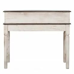 Wolf-Möbel Schreibtisch Goa White - Akazie / Mango teilmassiv - Weiß -Büromöbel Verkaufsgeschäft schreibtisch goa akazie mango teilmassiv weiss 4095756