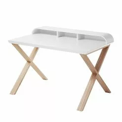 Mørteens Schreibtisch Kenmare - Matt Weiß / Esche