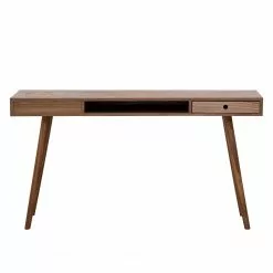 Studio Copenhagen Schreibtisch Karjaa - Walnuss teilmassiv -Büromöbel Verkaufsgeschäft schreibtisch kierkegaard walnuss massiv 3863876