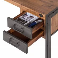 Ars manufacti Schreibtisch Manchester II - Akazie massiv/Metall -Büromöbel Verkaufsgeschäft schreibtisch manchester ii akazie massiv metall 4875928